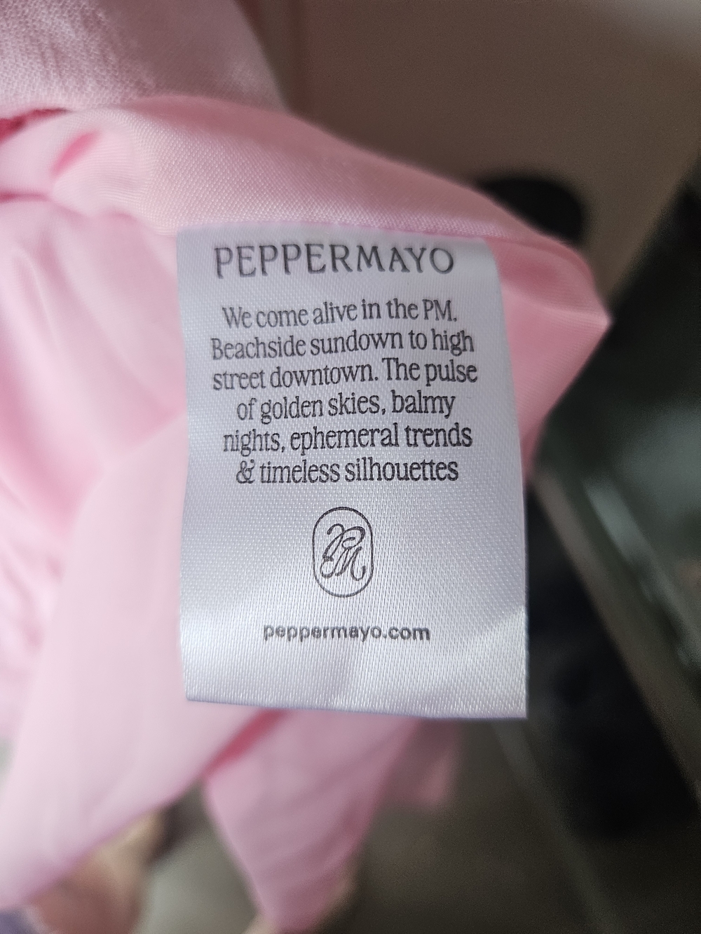 Women's Pink Spaghetti Strap Maxi Dress - Picture 6 of 7